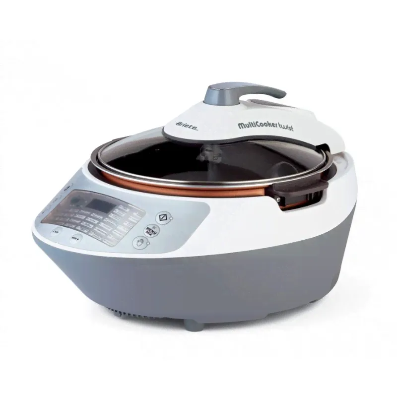 00C294500AR0 Мультиварка Ariete 2945/00 Twist 5л, 1900Вт, 30 программ, ЖК-дисплей, нож-мешалка, белый/серый
