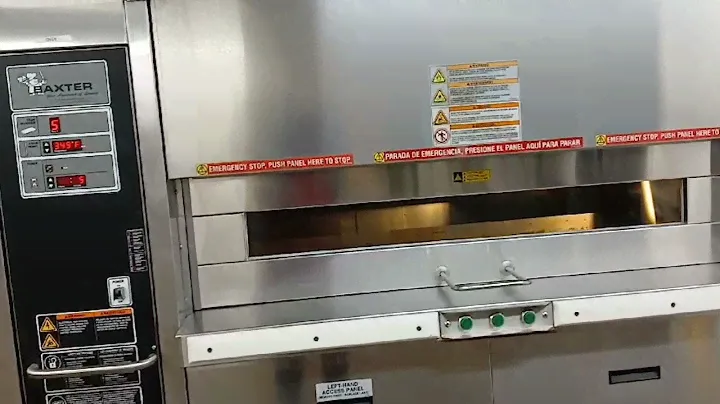 E314646 - Baxter OV851G Natural Gas 18 Pan Stainless Steel Revolving Tray Oven