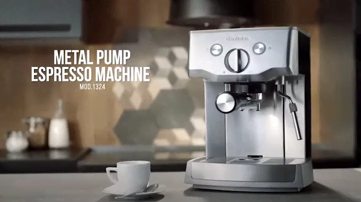 Pump Espresso Machine for Pods and Ground Coffee - Ariete 1324