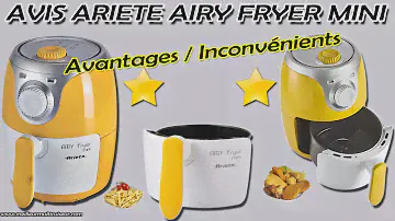 ⭐ Avis Ariete Airy Fryer 4615 Mini Friteuse Sans Huile Italienne Pour une Personne