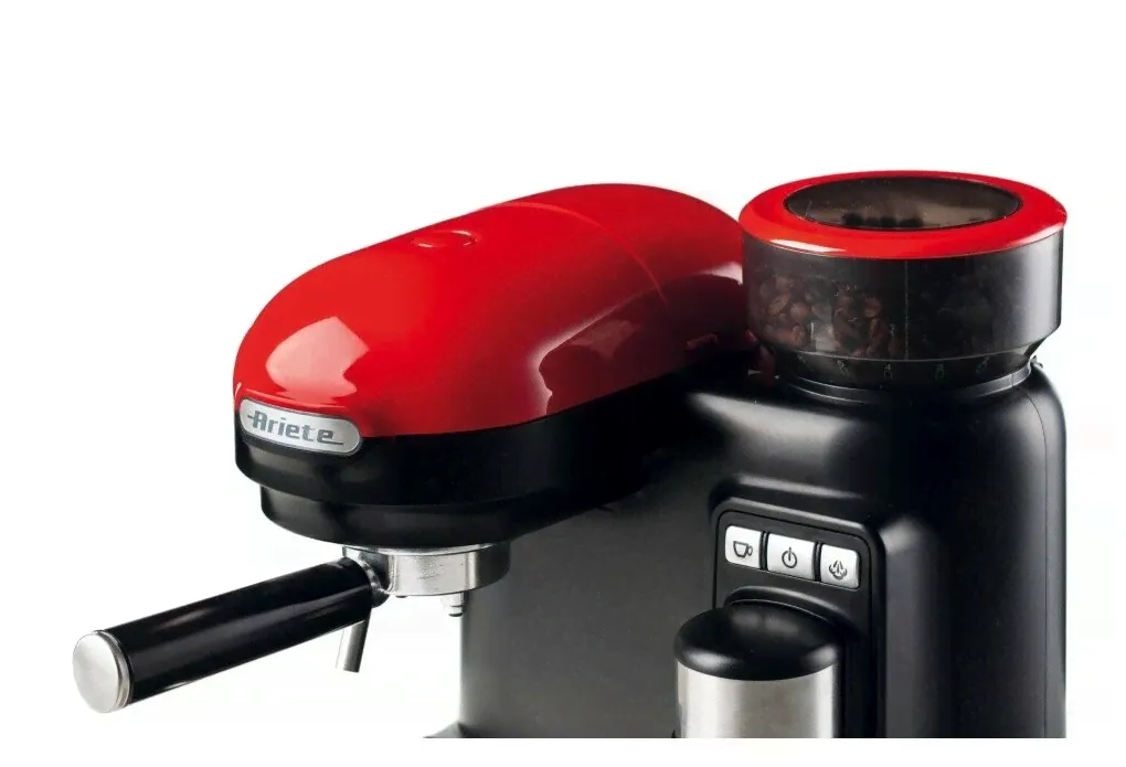 Ariete Кофеварка рожковая Ariete Moderna 1318 красный кофеварки и кофемашины-2