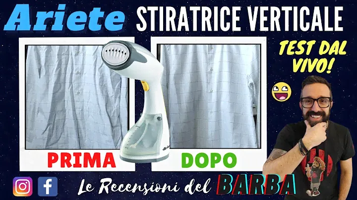 Ferro da stiro verticale Ariete 4167 Test + Tutorial Stiratore Stiratrice verticale