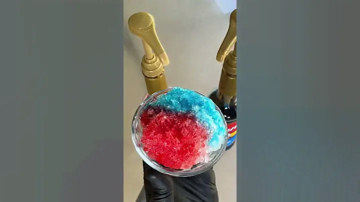 Cast Iron Ice Shaver In Action