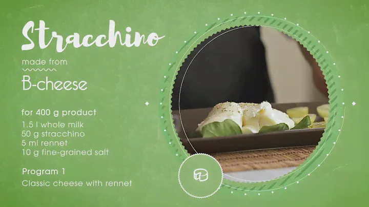 Stracchino Recipe - How to Make Cheese at Home - Cheese Machine B-Cheese Ariete