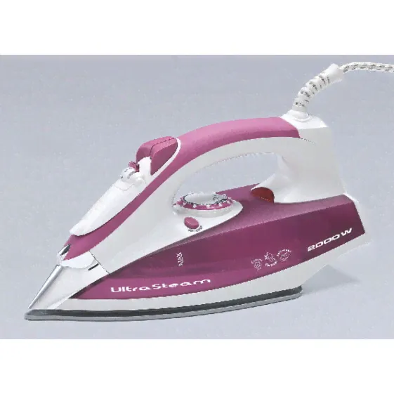 Утюг Ariete Steam Iron - Dry & Steam iron - Stainless Steel soleplate - Purple - White - 0.28 L - 2200 W - 300 mm-1