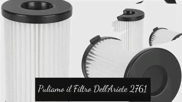 Come pulire il filtro dell'aspirapolvere ariete 2761 handy force