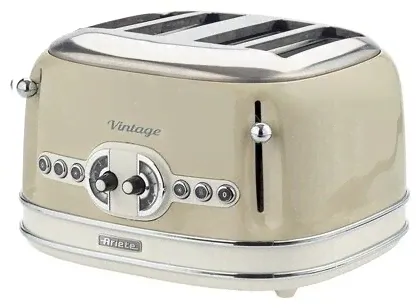 Ariete Тостер Ariete Vintage 156/03 Б0026717 бежевый тостер-4