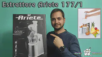 Estrattore Ariete 177/1 Centrika Slow Juicer Metal