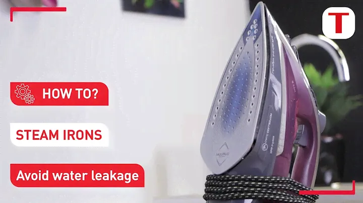 How to avoid water leakage? TEFAL Easygliss