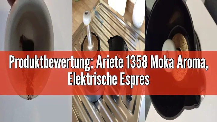 Produktbewertung: Ariete 1358 Moka Aroma, Elektrische Espressomaschine, 480 W, 2/4 Esoressitassen, S