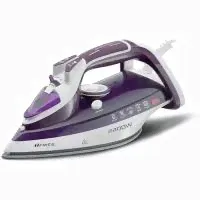 Ariete 00S624300AR0 6243 паровой утюг с подошвой с керамическим покрытием, пластик, белый/фиолетовый