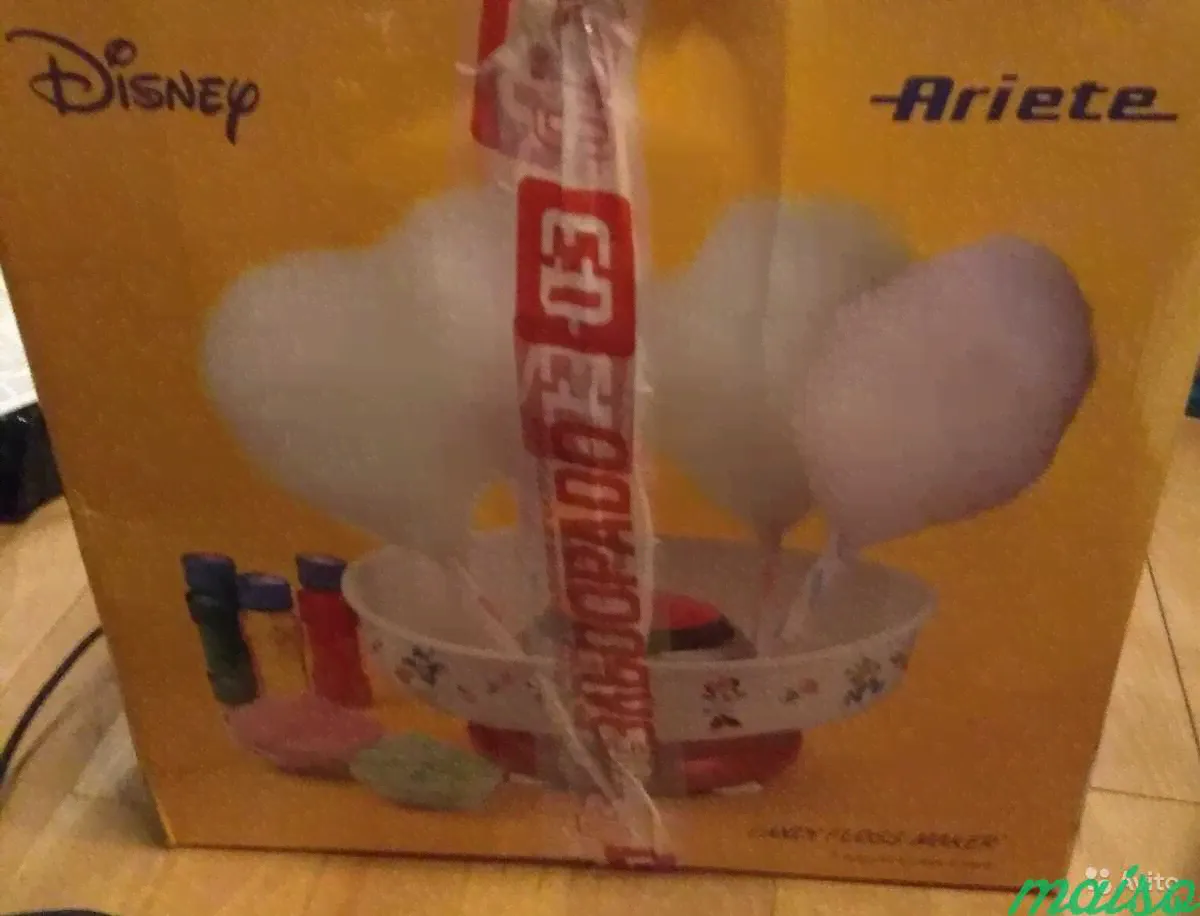 Приготовление сахарной ваты Ariete Disney 2970 в Москве-3