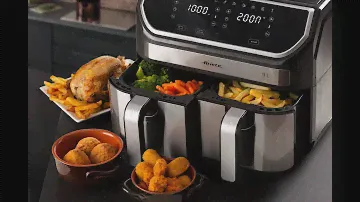 Fritadeira Air Fryer Dupla 9 Litros 1700W - Ariete