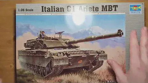 (Обзор на модель) Italian C1 Ariete MBT от Trumpeter арт. 00332