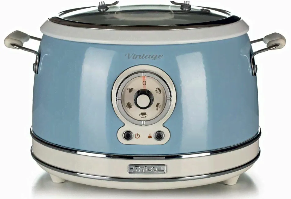 Ariete Медленноварка Ariete Vintage 2904/05 голубой мультиварка-4