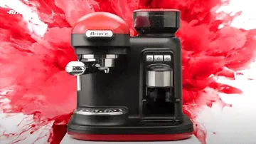 Espresso Coffee Maker with Built-in Coffee Grinder - Ariete Moderna