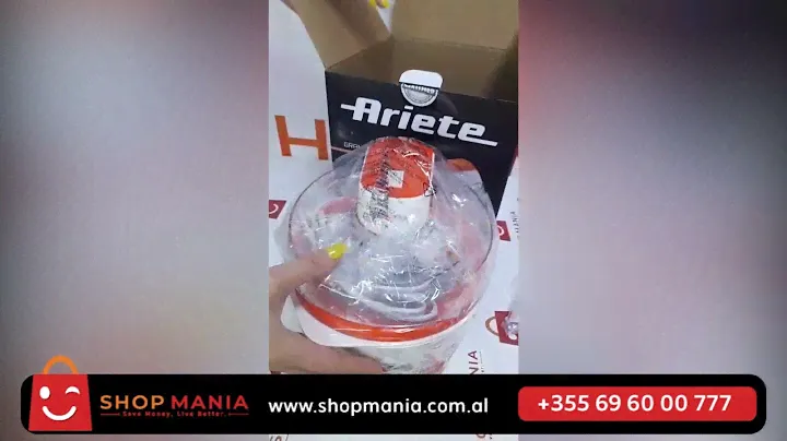 ARIETE - MAKINE AKULLORE 12W/1.5L "GRAN GELATO ICE CREAM MAKER" | SHOP MANIA