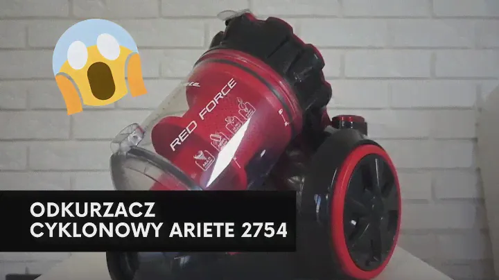 ODKURZACZ CYKLONOWY -  WYDAJNY i KOMPAKTOWY ARIETE 2754 😱😱