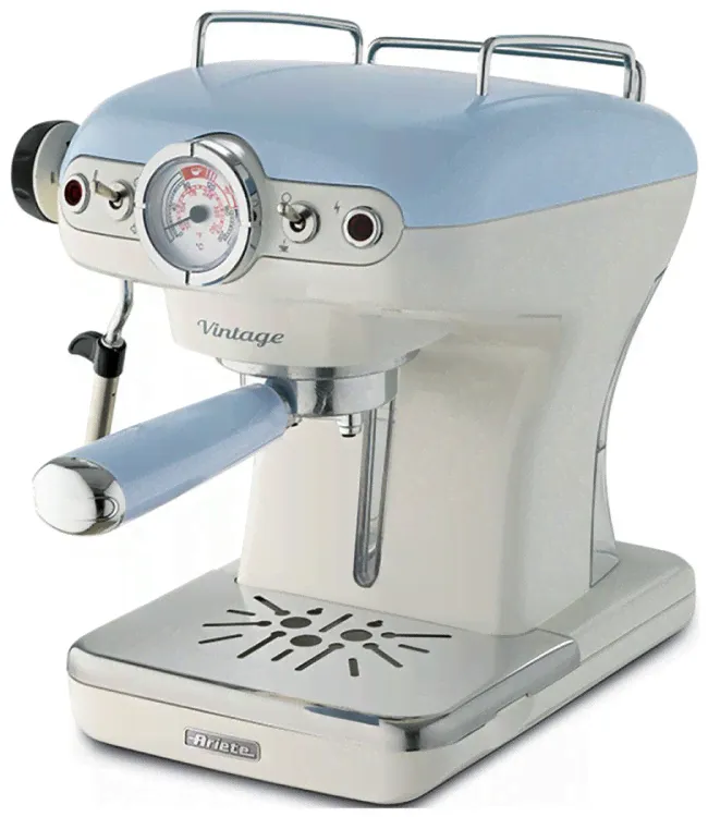 Кофеварка рожковая Ariete Vintage 1389/15 Б0020003 голубой