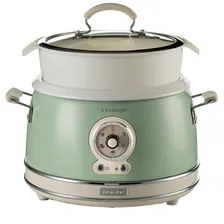 Медленноварка Ariete 2904/04 Vintage объем 3л, мощность 650Вт, зеленый