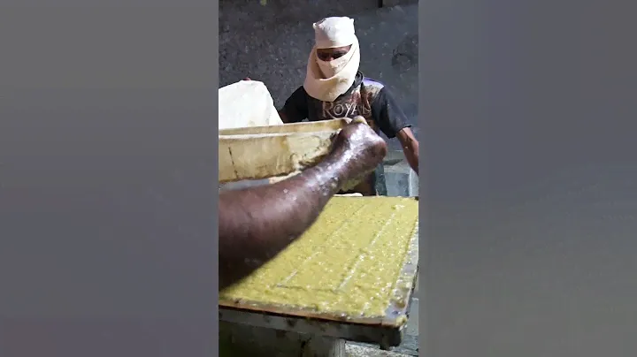 Watch how #fabric waste is turned into #papermaking. #india