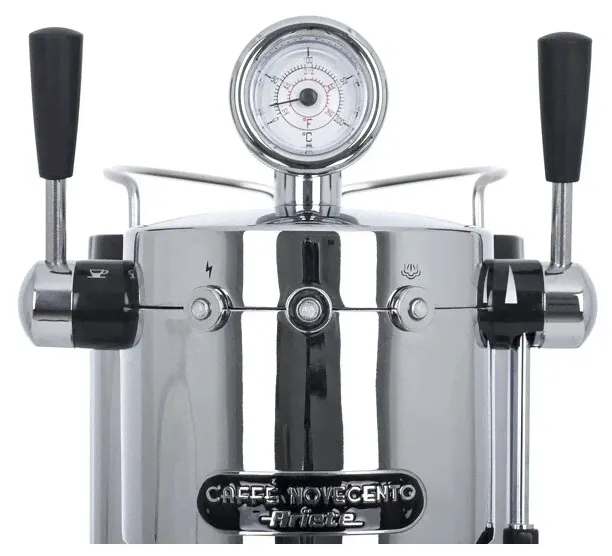 Кофеварка рожковая Ariete 1387 Caffe Novecento серебристый