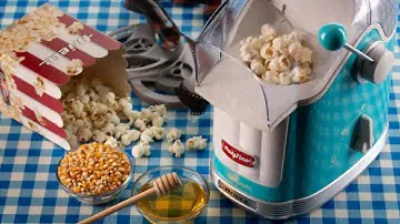 Pop Corn Machine - Pop Corn Maker Party Time Red - Ariete 2958 Blue