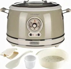 Пароварка Ariete Vintage Food Steamer, бежевая
