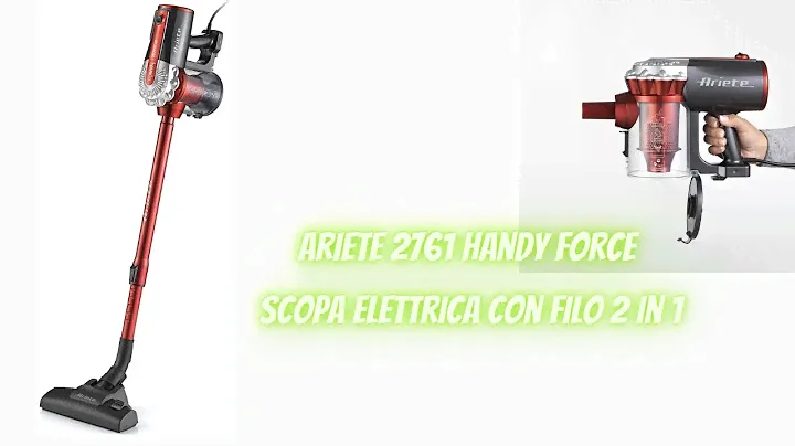 Ariete 2761 Handy Force Scopa Elettrica con filo 2 in 1