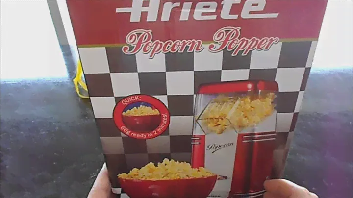 Ariete Popcorn Popper unboxing