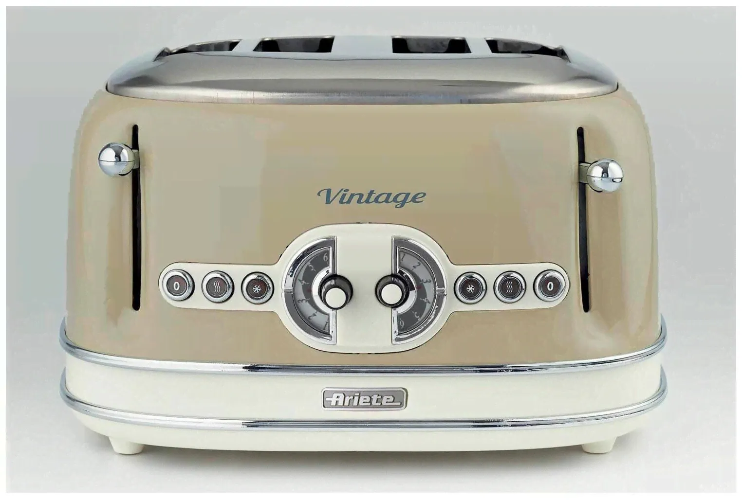 Ariete Тостер Ariete Vintage 156/03 Б0026717 бежевый тостер-2