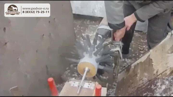 Перосъемная насадка для ощипа гусей и индеек.