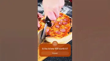Ariete 909 - Review in progress #pizza #ariete #productreview #pizzaoven #ooni